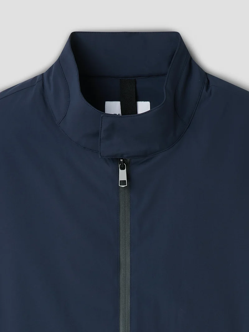 Blouson regular déperlant col montant