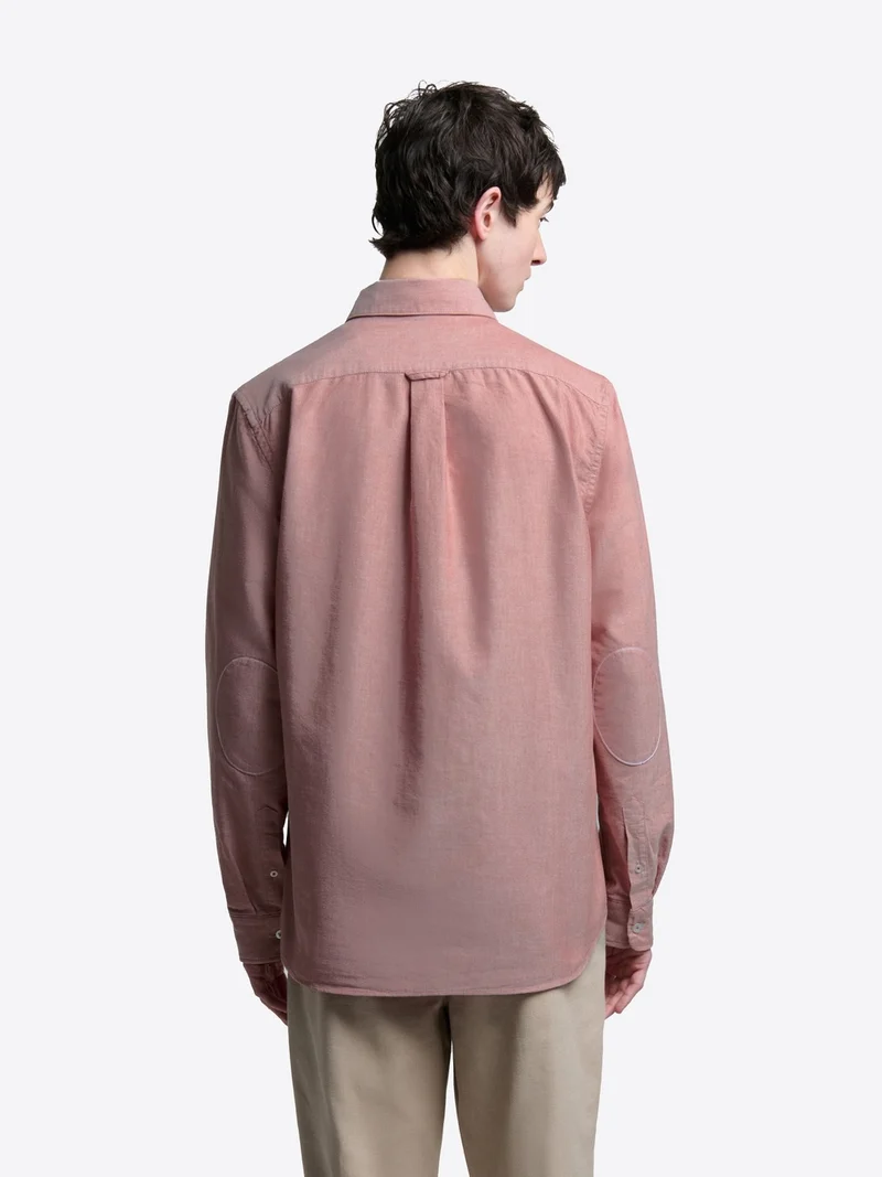 Chemise slim en coton bio unie