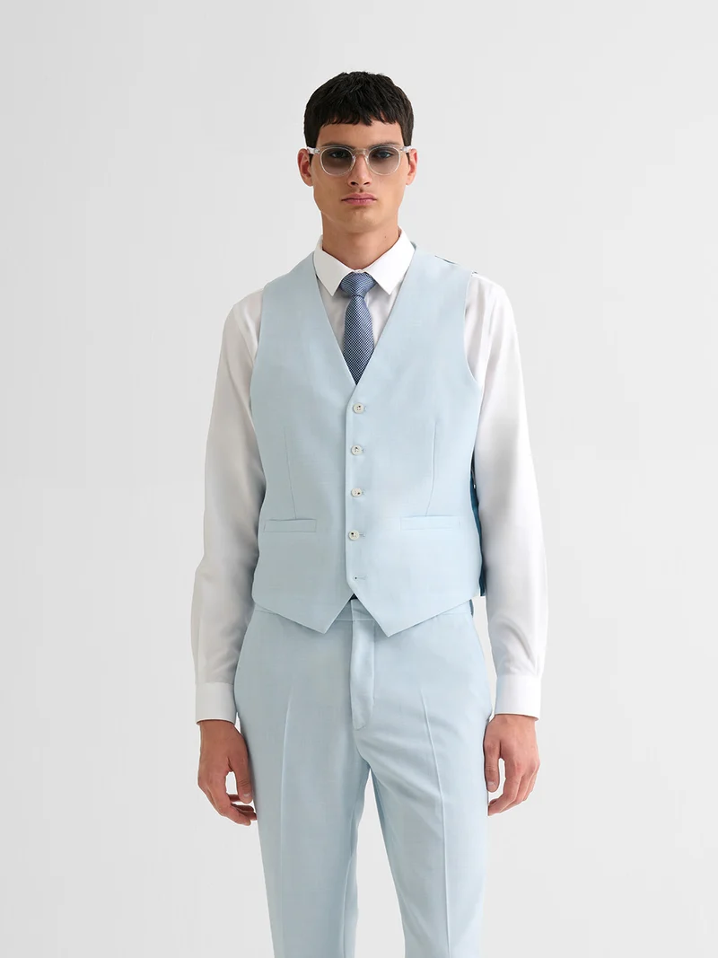 Gilet de costume stretch