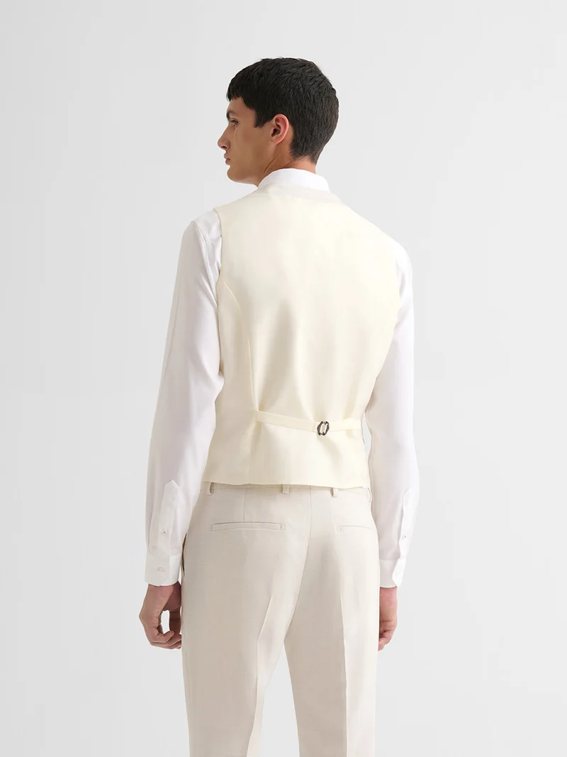 Gilet de costume stretch