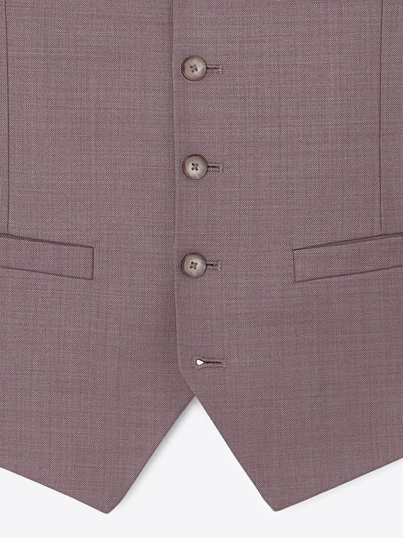 Gilet de costume bistretch chiné