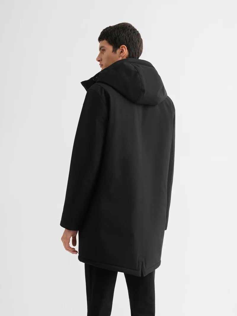 Parka déperlante à capuche
