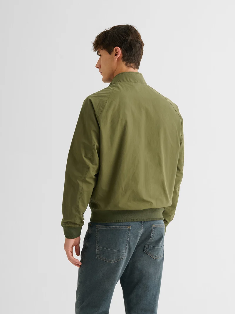 Blouson bomber déperlant col montant