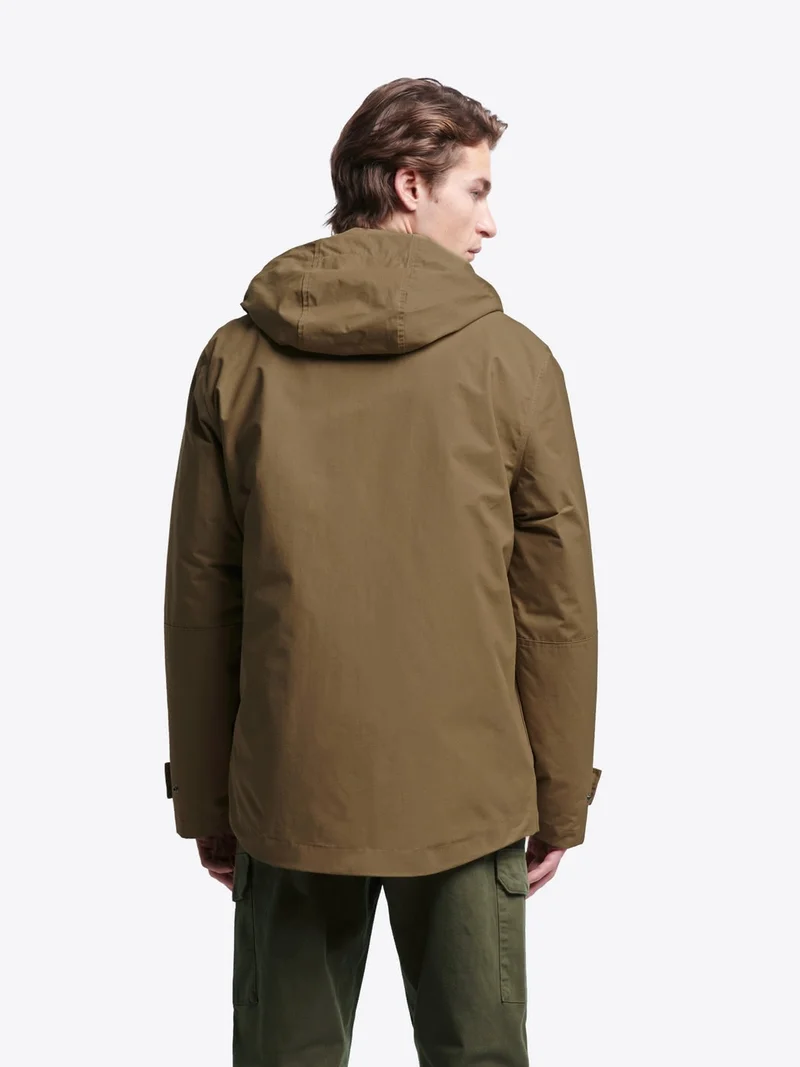 Blouson matelassé à capuche