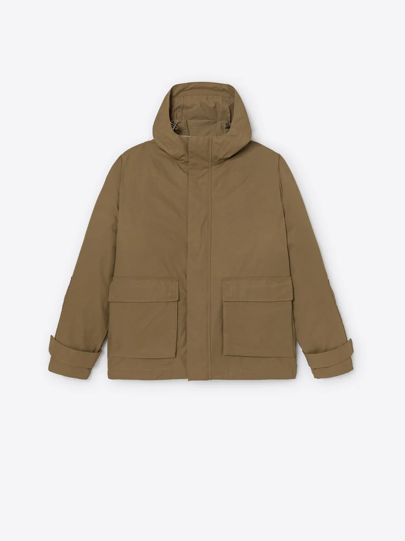 Blouson matelassé à capuche
