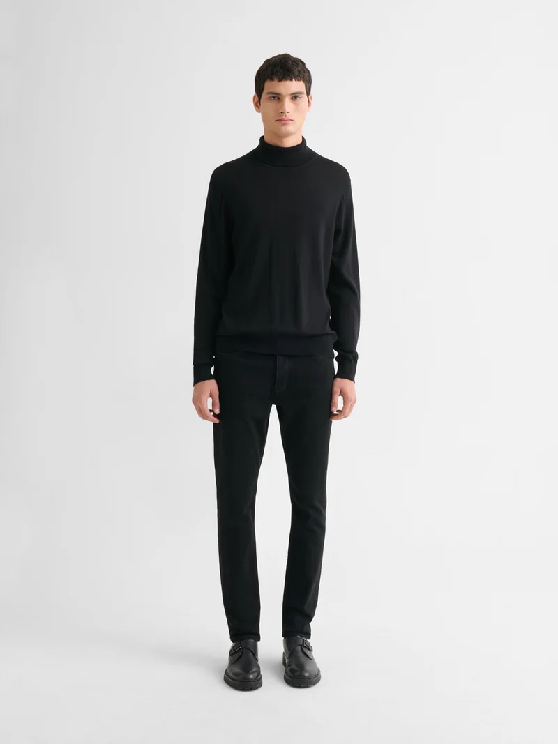 Jean denim slim teinté
