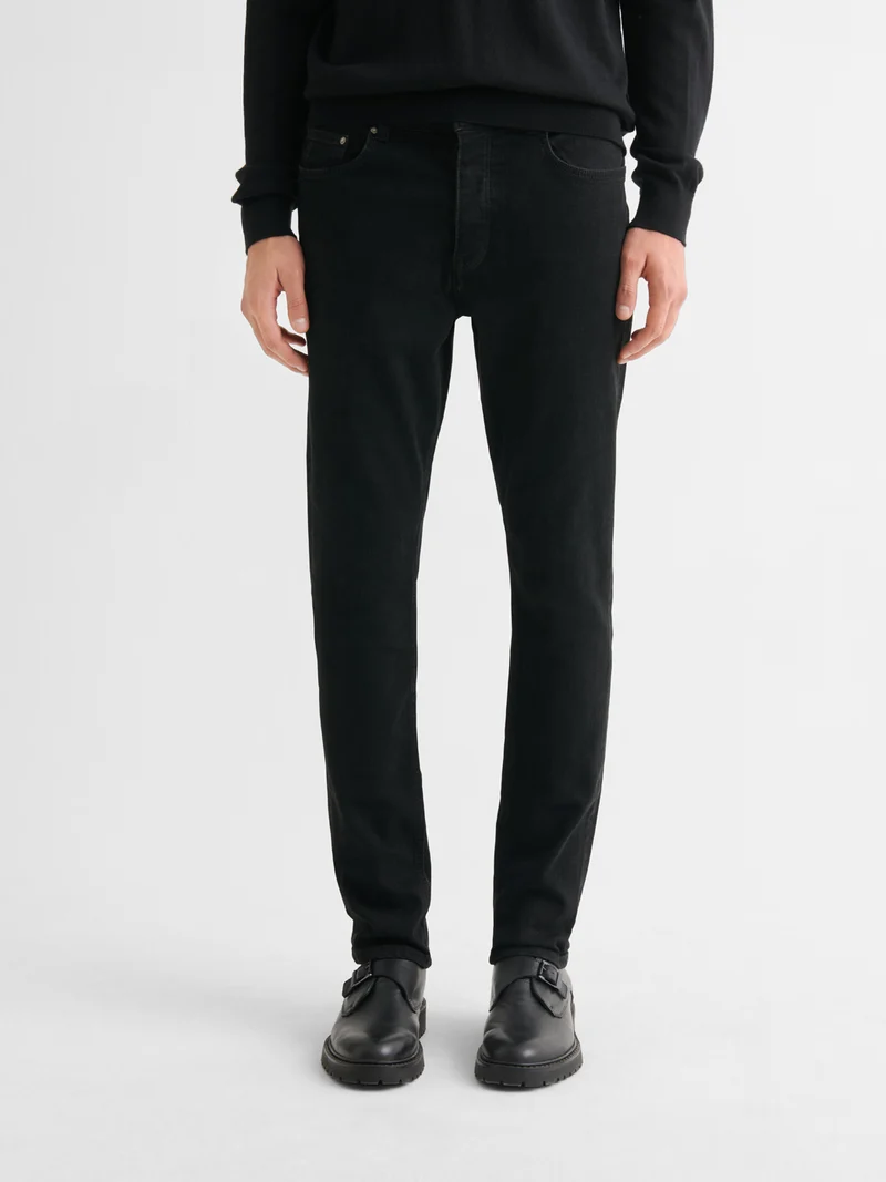 Jean denim slim teinté