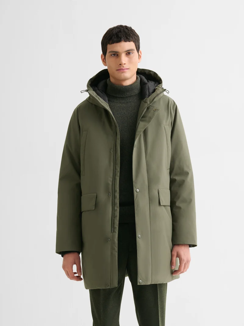 Parka déperlante à capuche