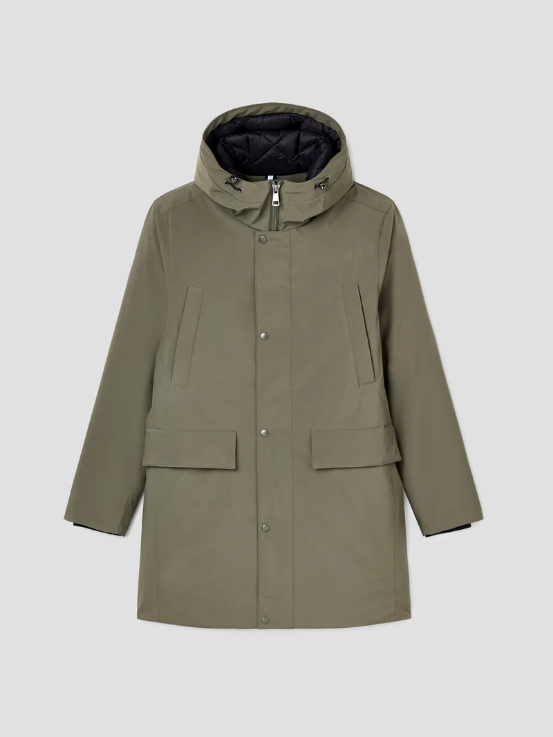 Parka déperlante à capuche