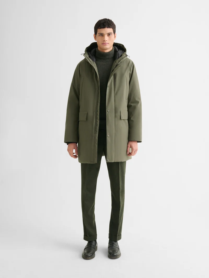 Parka déperlante à capuche