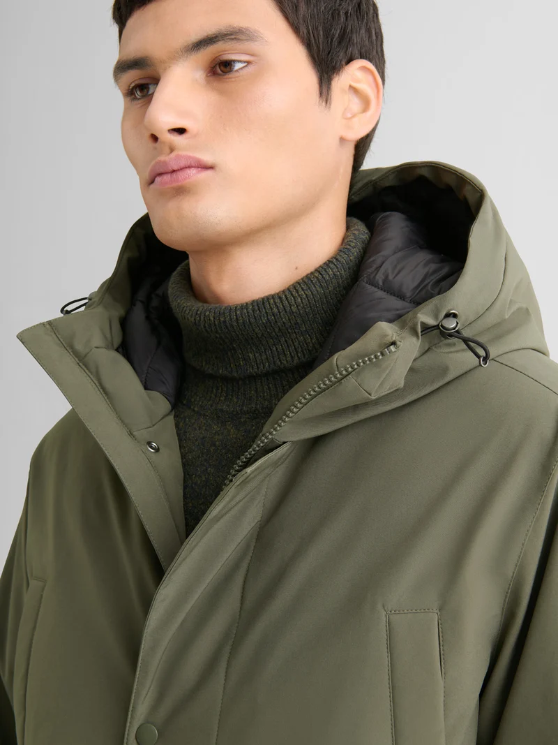 Parka déperlante à capuche