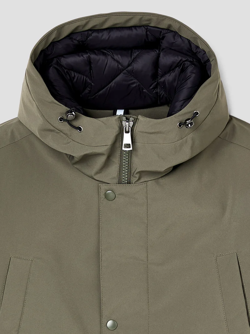 Parka déperlante à capuche
