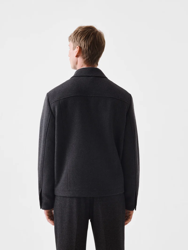 Veste casual zippée regular - L'atelier