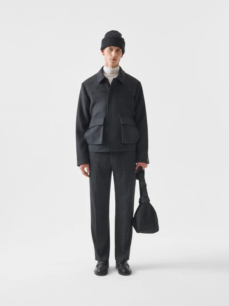 Veste casual zippée regular - L'atelier
