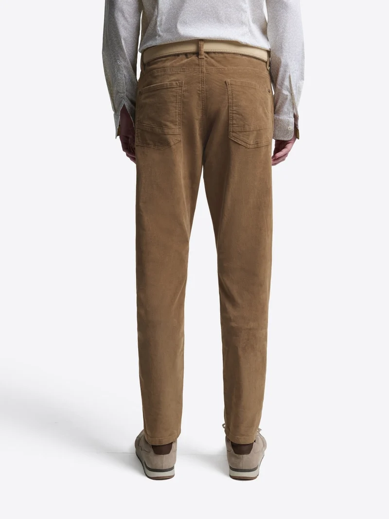 Jean couleur slim en velours