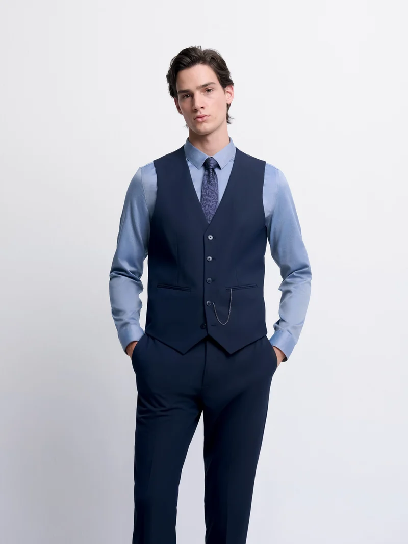 Gilet de costume bistretch