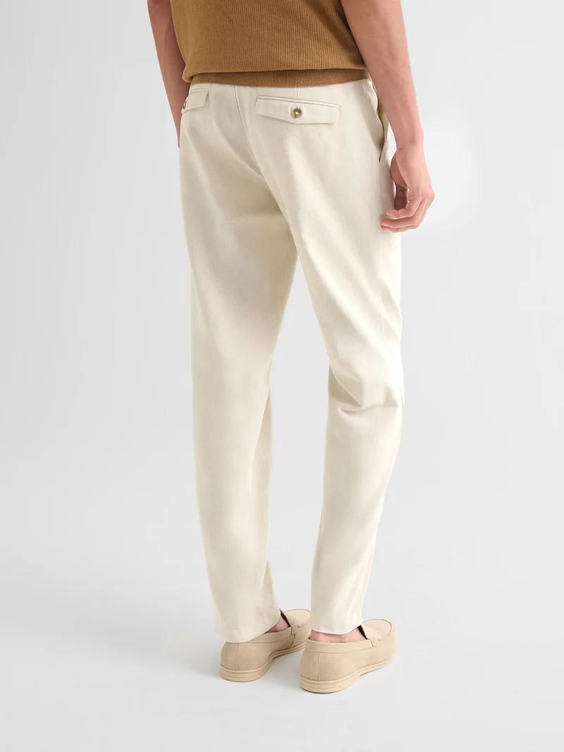 Chino slim stretch taille élastiquée