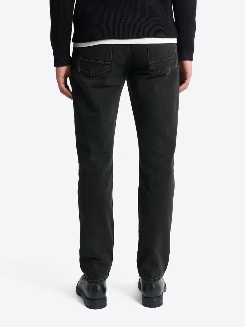 Jean couleur regular en coton