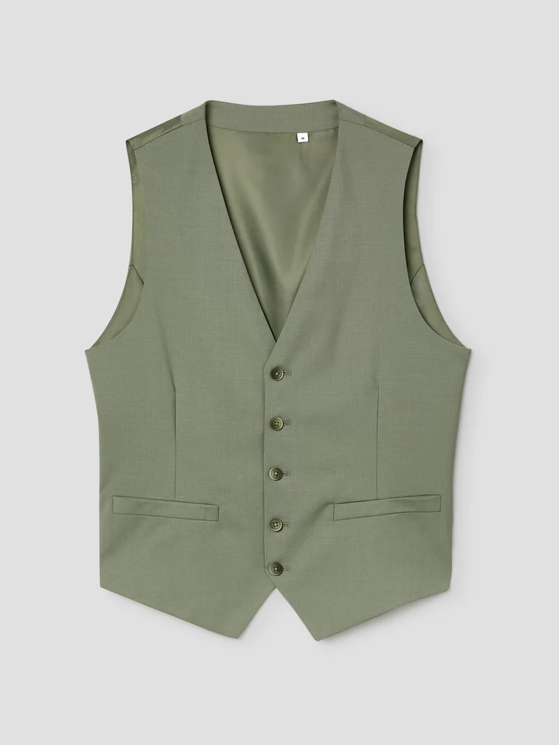 Gilet de costume en laine