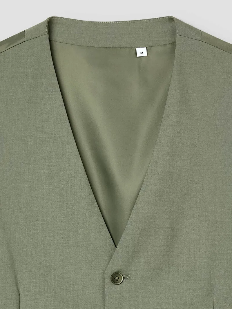 Gilet de costume en laine