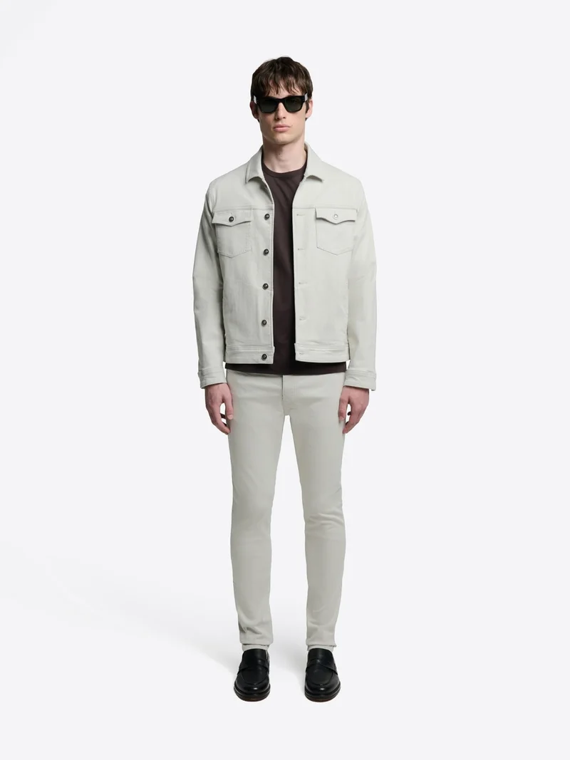 Jean couleur slim en coton stretch