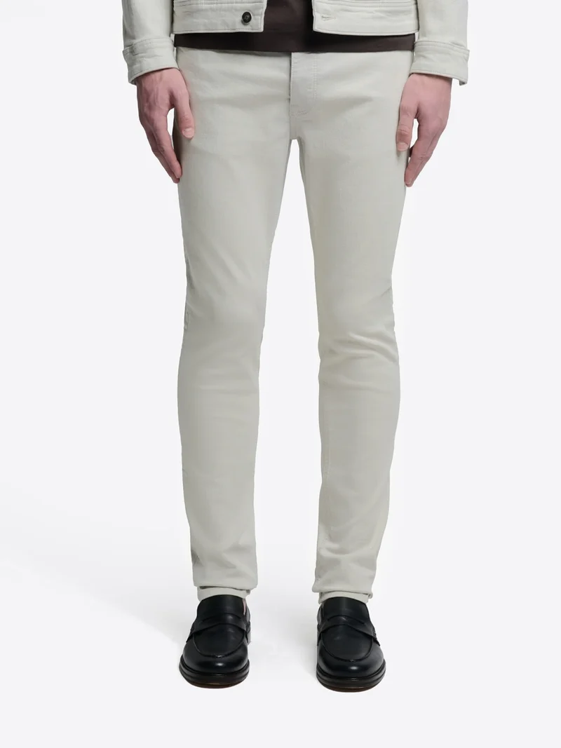 Jean couleur slim en coton stretch