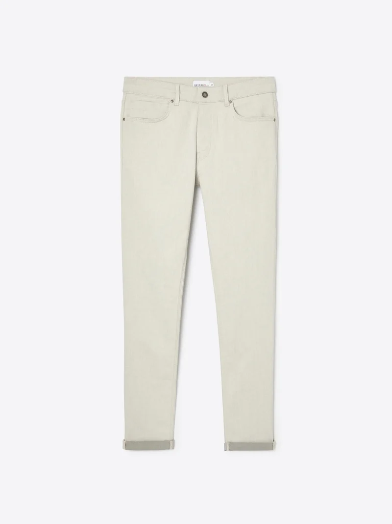 Jean couleur slim en coton stretch