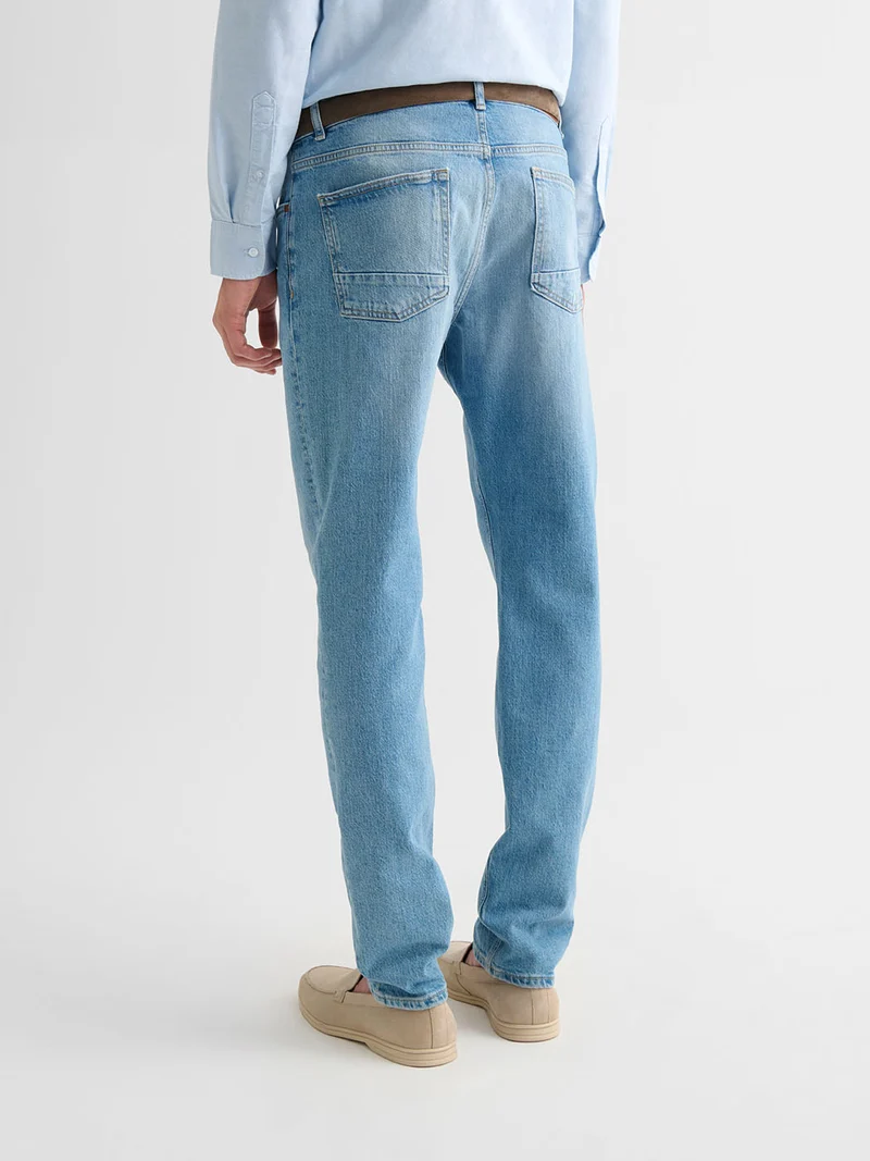 Jean denim slim stretch bleach
