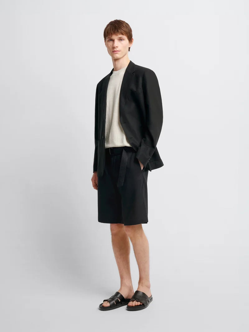 Bermuda loose en coton lin - L'atelier