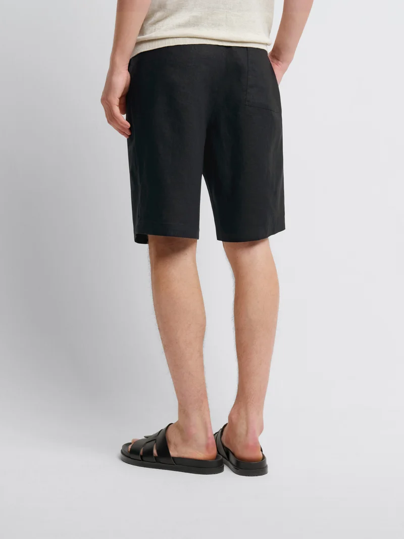 Bermuda loose en coton lin - L'atelier
