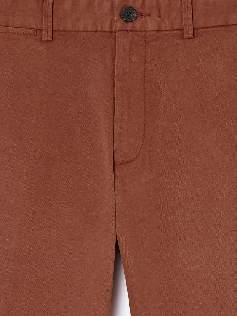 Chino slim en coton mélangé