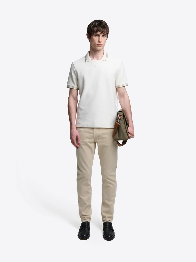 Jean couleur regular en coton lyocell