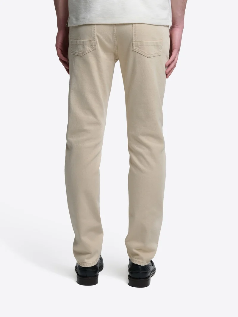 Jean couleur regular en coton lyocell