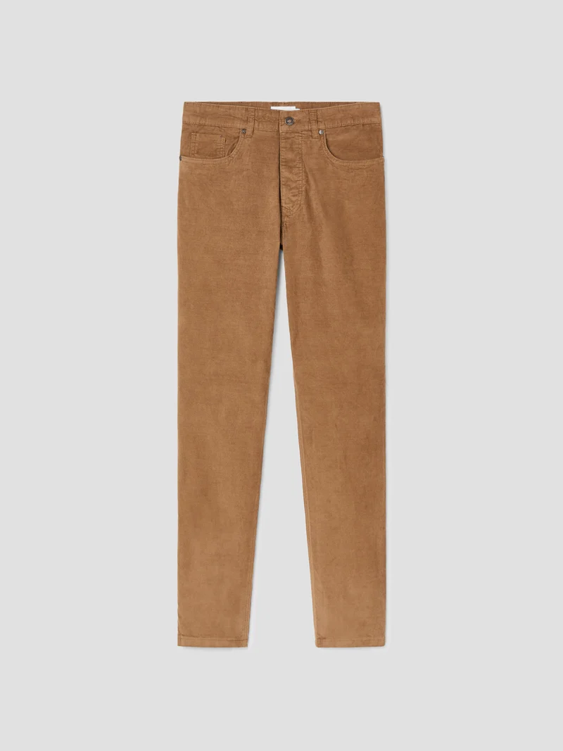 Jean couleur slim en velours