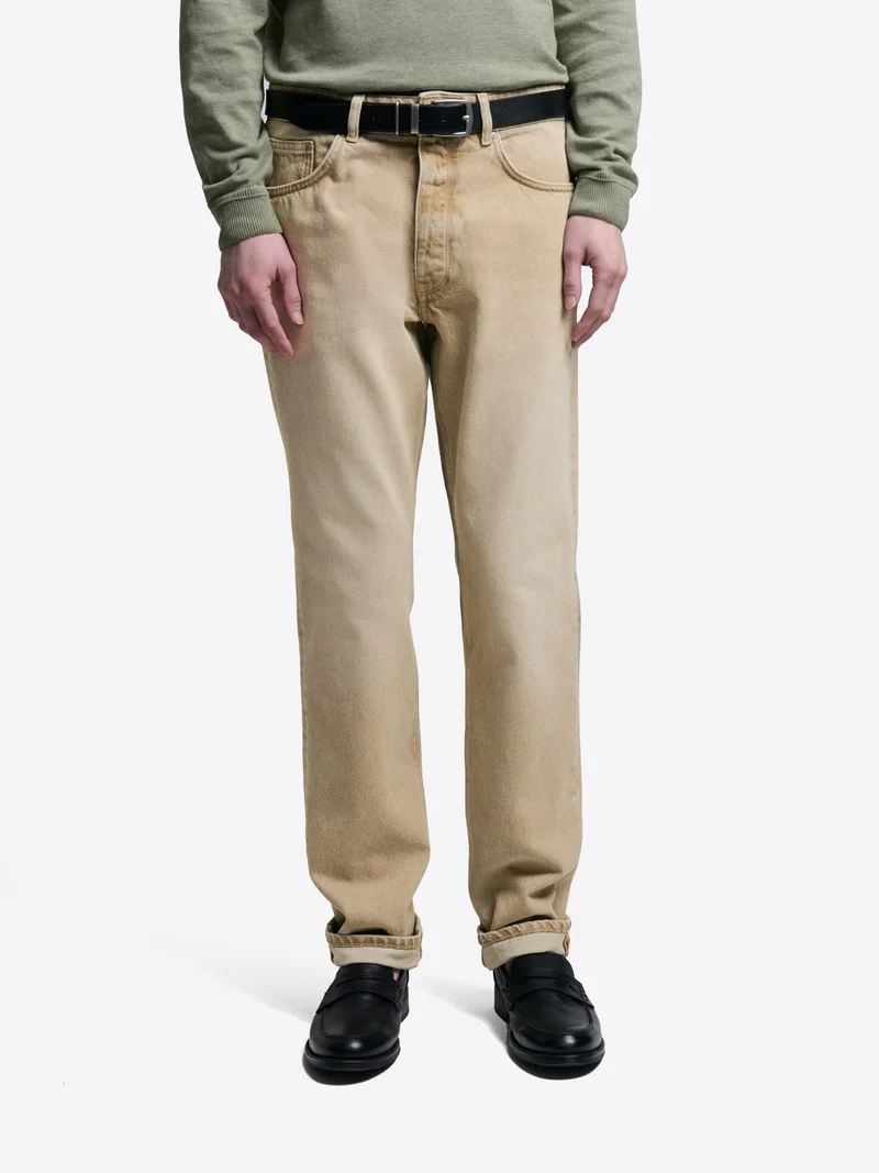 Jean couleur regular en coton