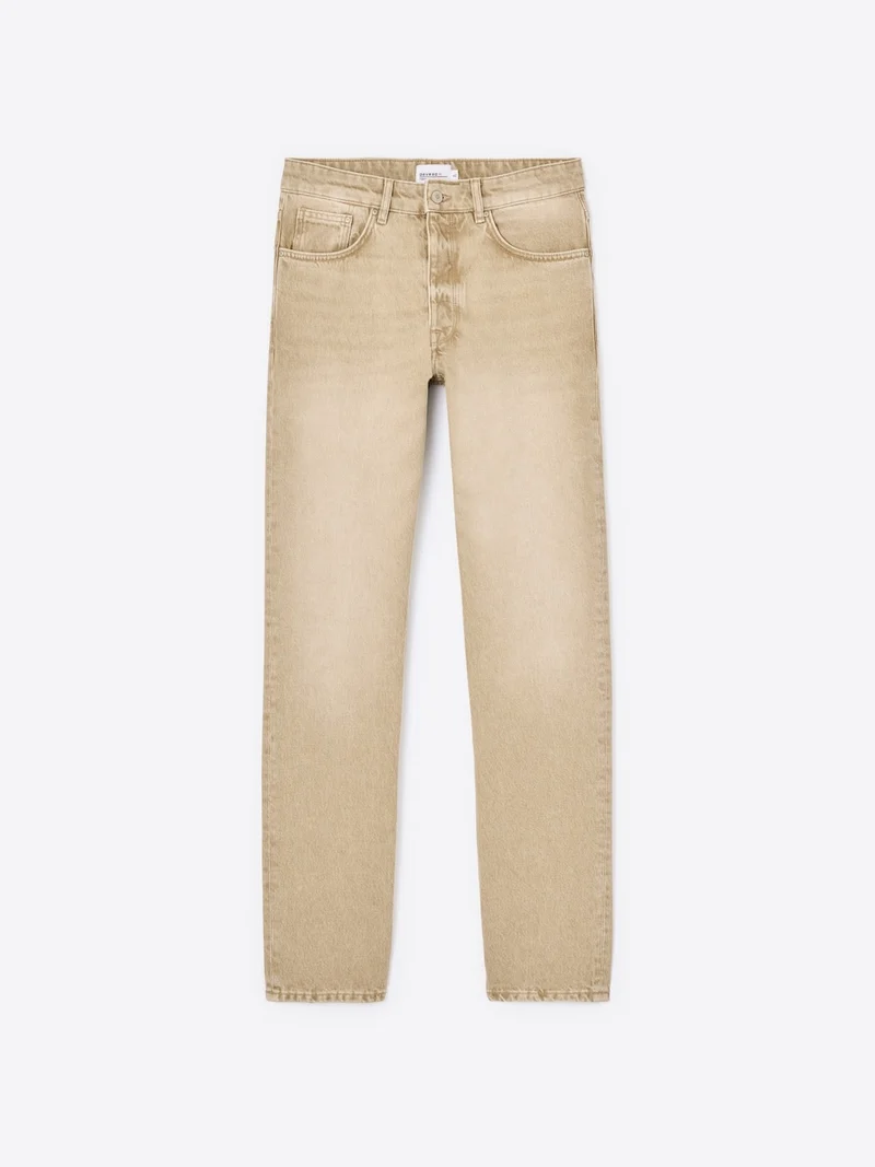 Jean couleur regular en coton