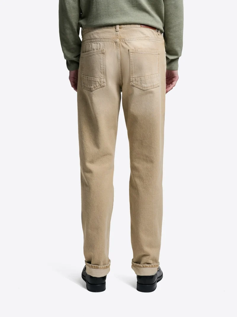 Jean couleur regular en coton