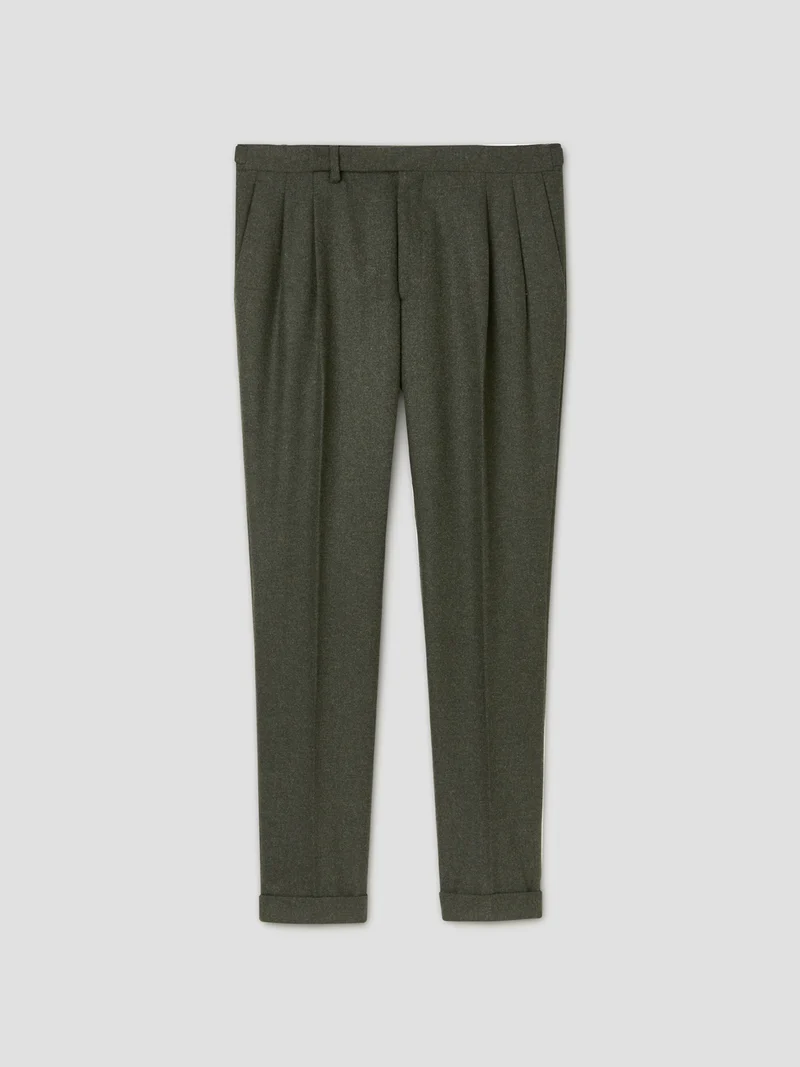 Pantalon de costume slim à pinces