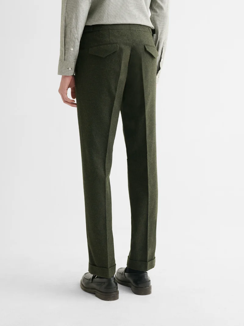 Pantalon de costume slim à pinces