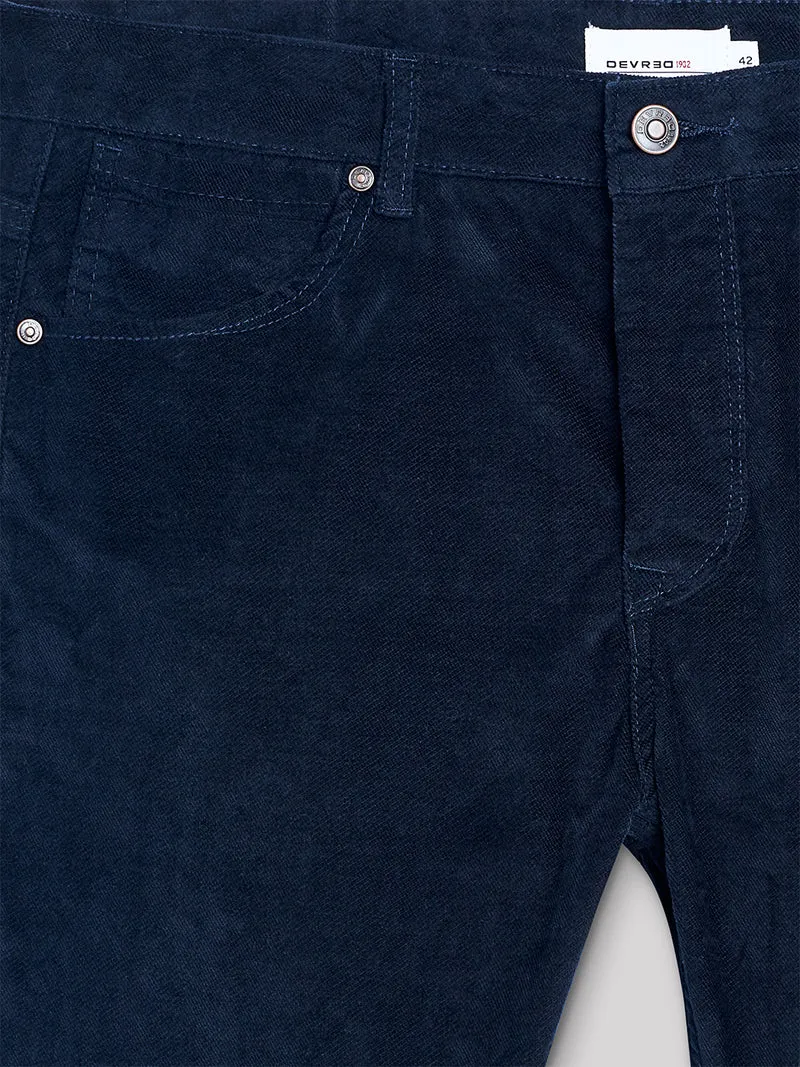 Jean couleur slim en velours