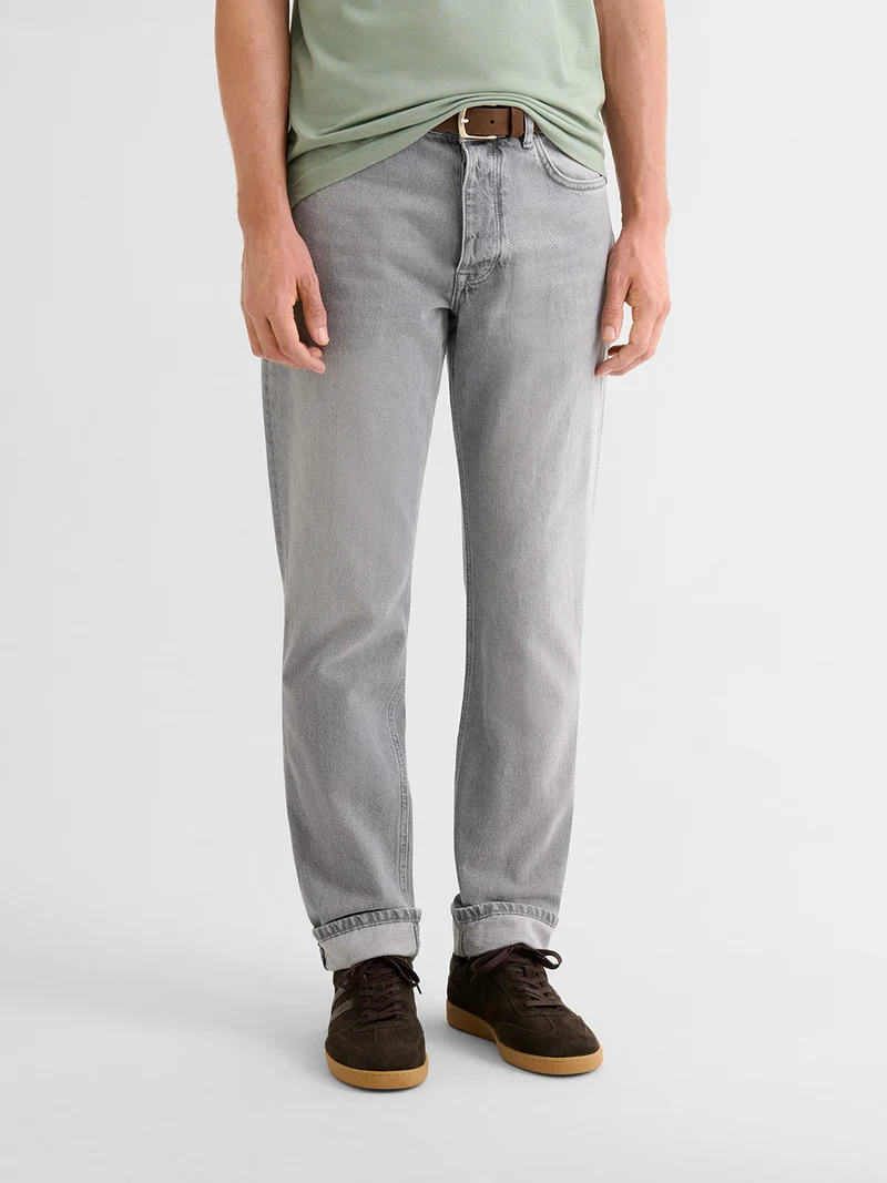 Jean denim regular en coton