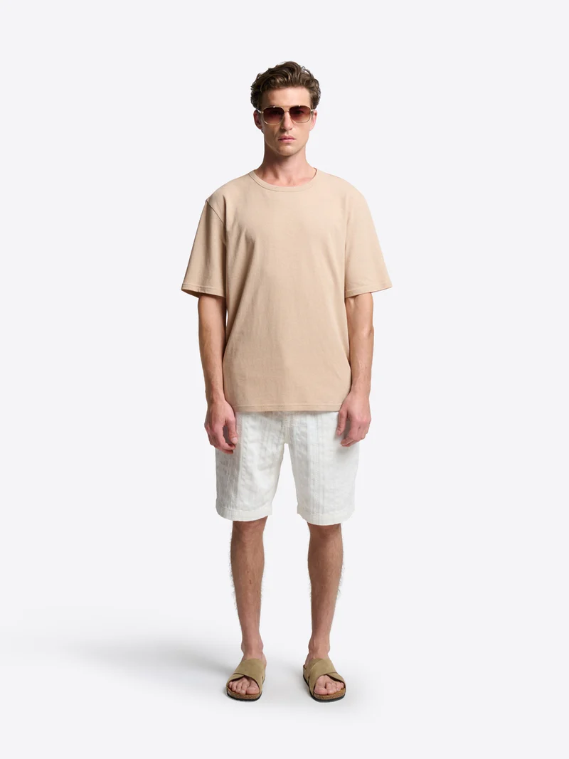 Bermuda regular taille élastique