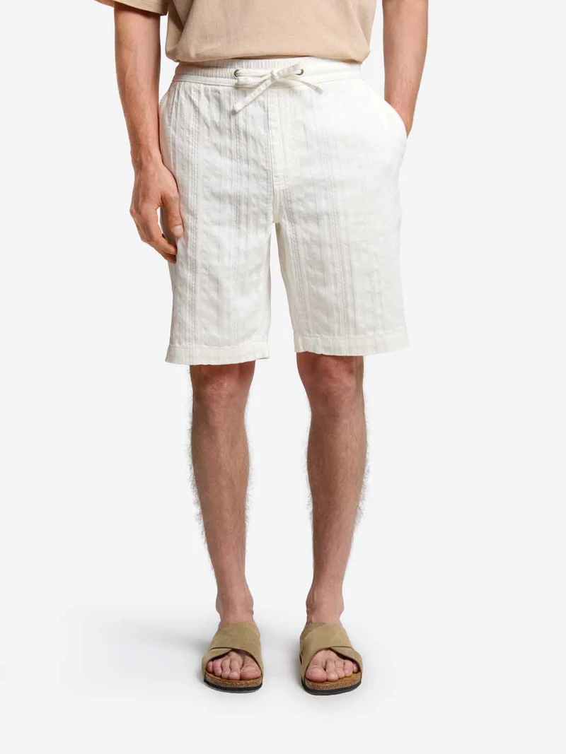 Bermuda regular taille élastique