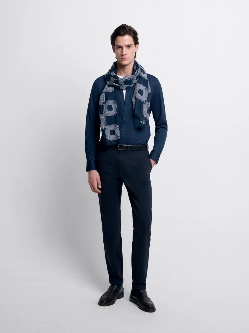 Chemise extraslim tissu traveler