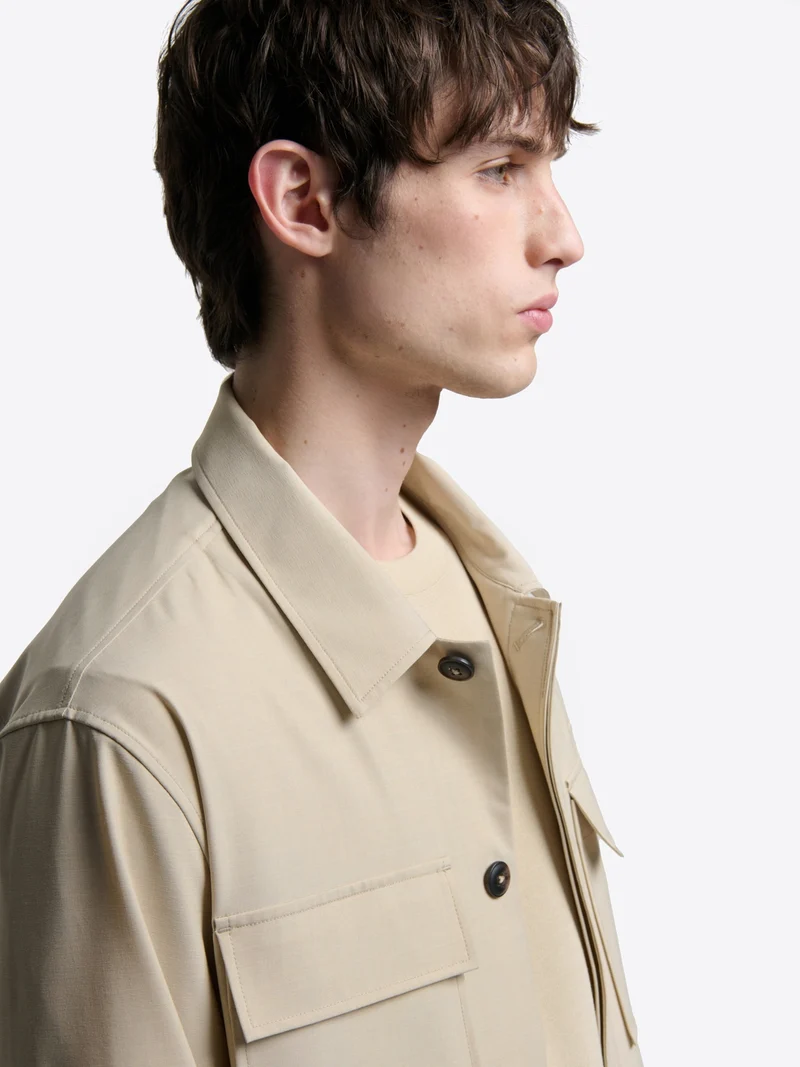 Veste casual regular col chemise