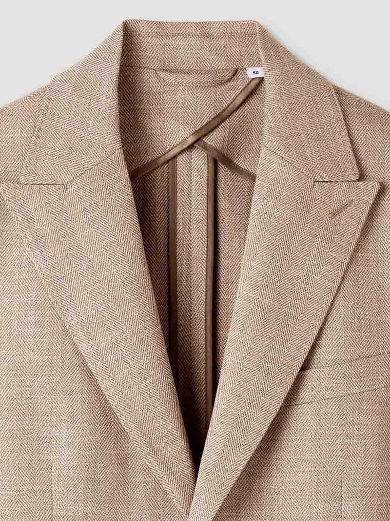 Veste de costume slim à motif