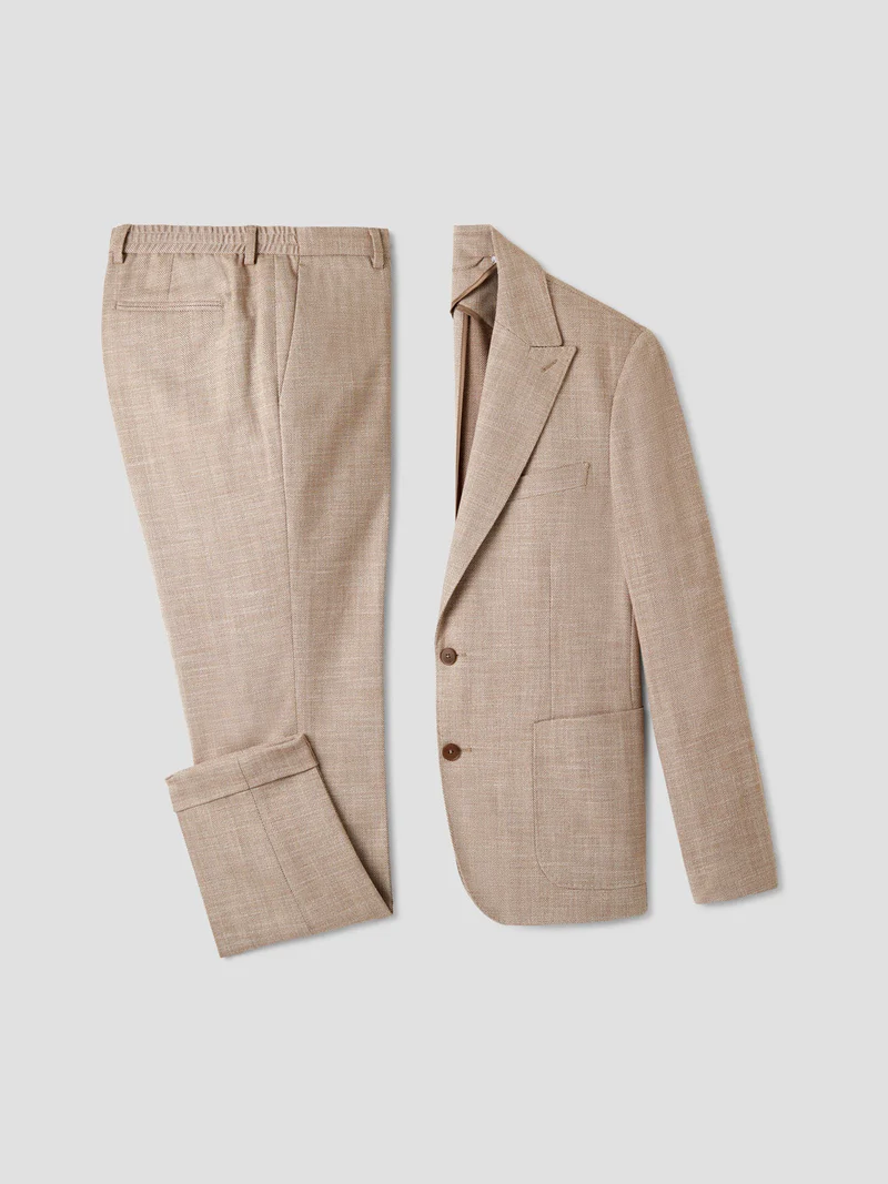 Veste de costume slim à motif