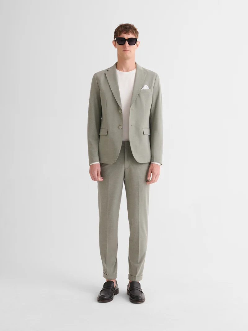 Pantalon de costume taille élastique