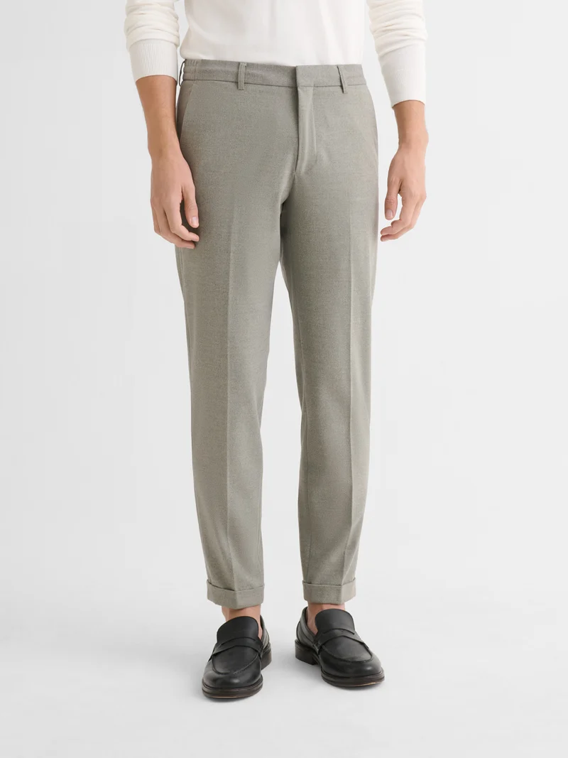 Pantalon de costume taille élastique
