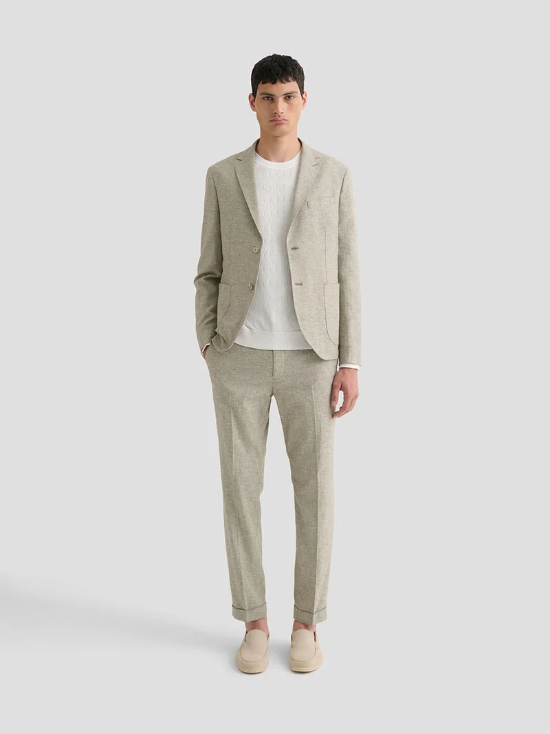 Pantalon de costume semi-élastiquée